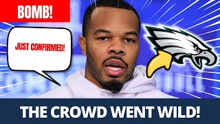 LASTMINUTE BOMB! NO ONE SAW THIS COMING! IT JUST HAPPENED! NEWS FROM THE PHILADELPHIA EAGLES!