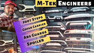 M-TEK Engineers | All Car Accessories | Abs Guard |Gofar Carrier | Foot Steps | Spoiler | Roof Rails