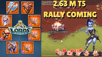 Lords mobile : MY 50M troops F2P Rally Trap is Back