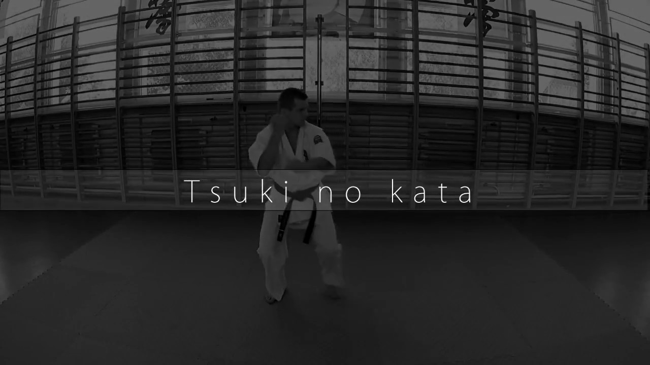 Tsuki no kata Kyokushin brown belt 1st kyu kata, STEP BY STEP YouTube