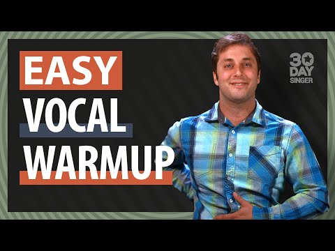 Super Easy 6 MINUTE Vocal Warmup For Beginners | 30 Day Singer