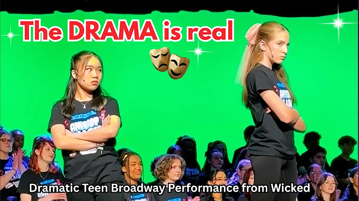✨What Is This Feeling? 🎭 Dramatic Teen Broadway Showdown! Wicked Musical