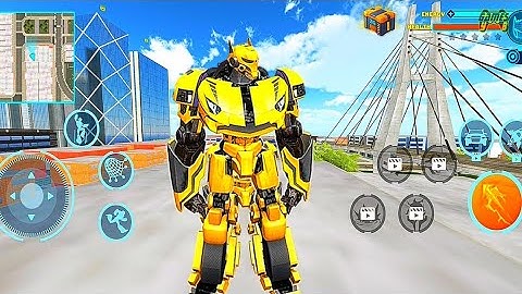 Robot Justice War: Car Jet Transform Game 2024 - Android Gameplay Jk GAMlNG Robot Transform war