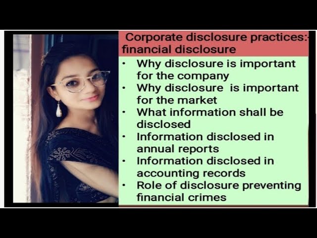 #32. Corporate Disclosure Practices:- Financial Disclosure in Hindi and English ( Part -2)
