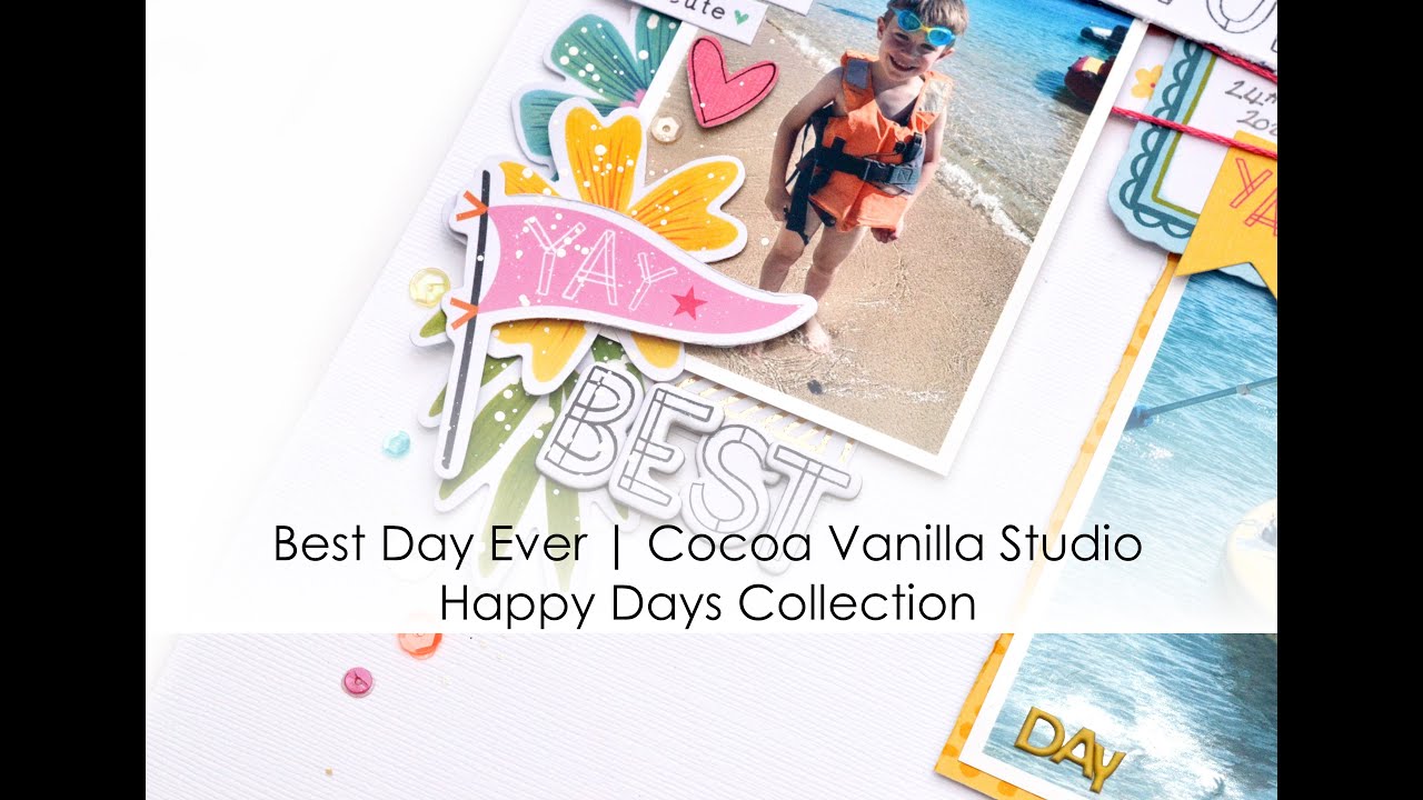 Cocoa Vanilla Studio HAPPY DAYS A5 PAPER STACK