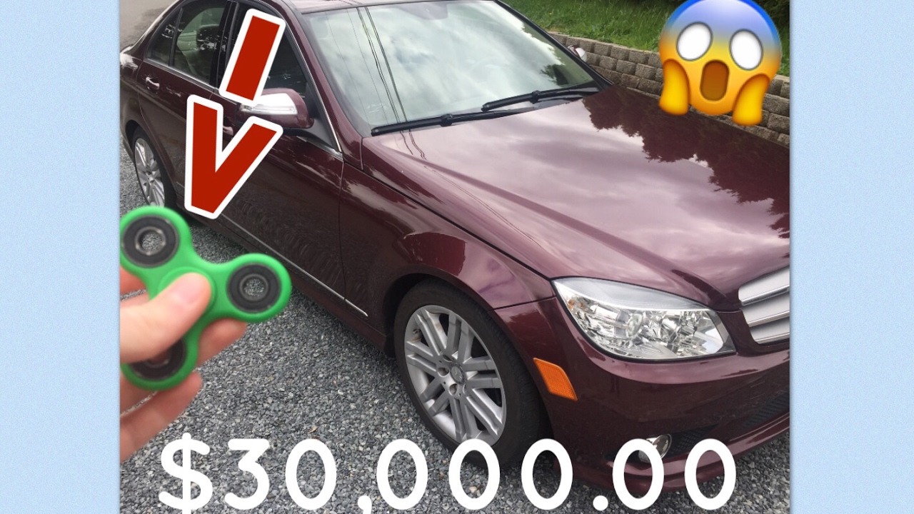 mercedes fidget spinner