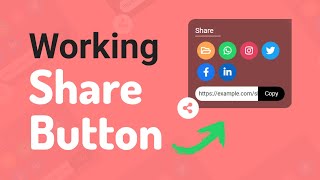 How to make a share button html | Awesome button effect CSS | Modern web Coding Tutorial