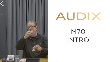 Audix: Introduction to the M70 Flush Mounted Ceiling Mic