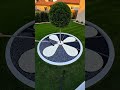 Stop planting staright line .Try This curve backyard design
