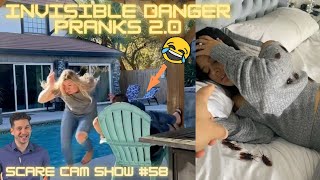 Invisible Danger Pranks 2.0 || Scare Cam Show #58