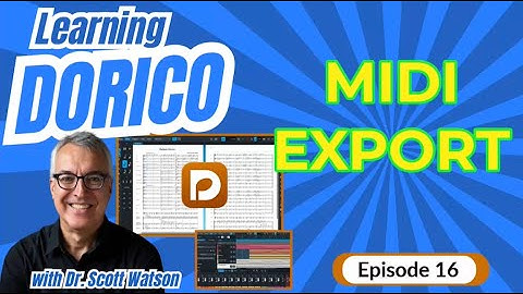 MIDI Export from Dorico into a DAW