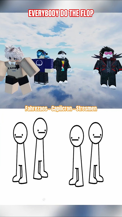 Fahrezaos, Capiicron & Stresmen | Everybody Do The Flop #roblox #stresmen #fahrezaos #stresmen