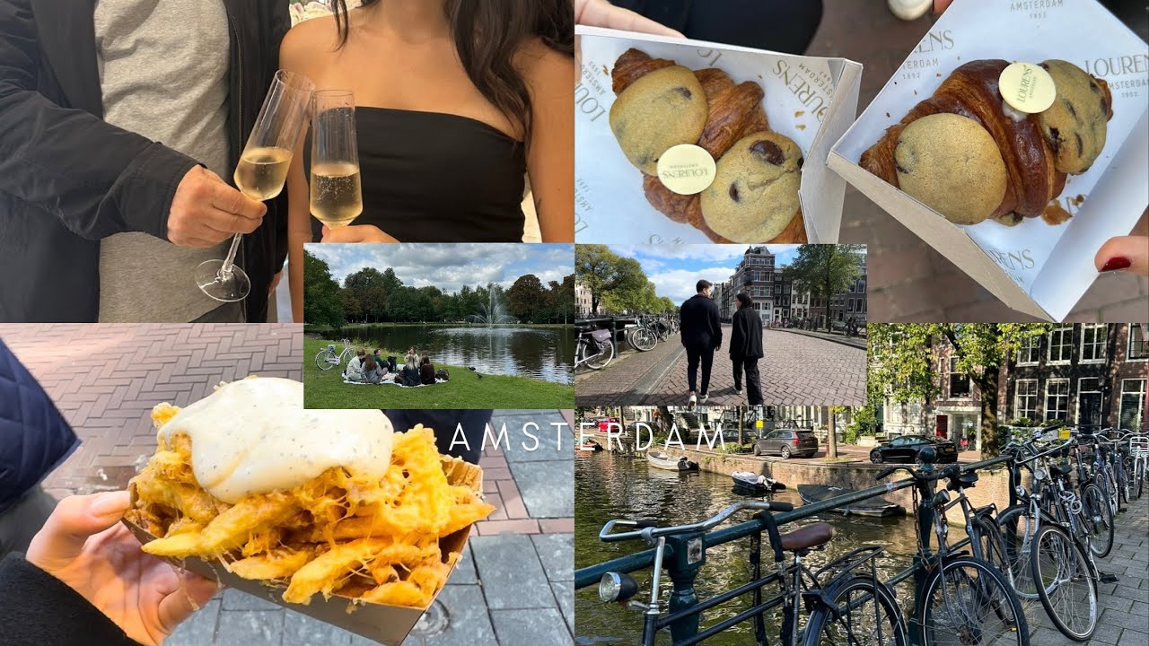 Amsterdam'a doğum günü sürprizi yapmaya gittik! 🚲🌷