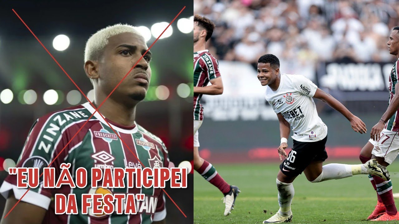 JOHN KENNEDY É AFASTADO E FLUMINENSE TOMA BAILE DO CORINTHIANS.