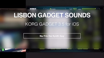 Korg Gadget Lisbon factory sounds