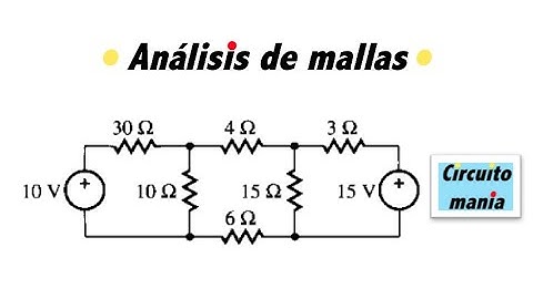 Análisis de mallas - Problema 3.32 "Electric Circuits Fundamentals, Franco"