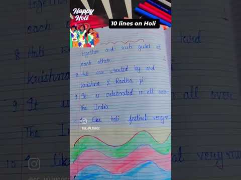 easy lines on holi
