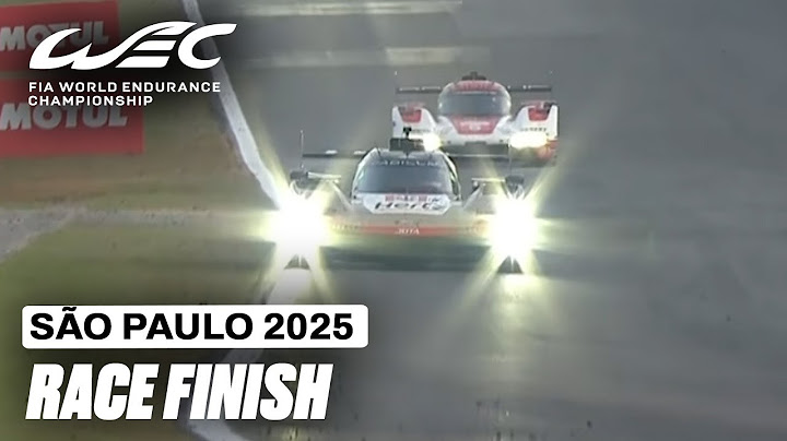 Final Laps & Race Finish | Rolex 6 Hours of São Paulo 2025 | FIA WEC
