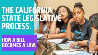 How a Bill Becomes a Law in the State of California