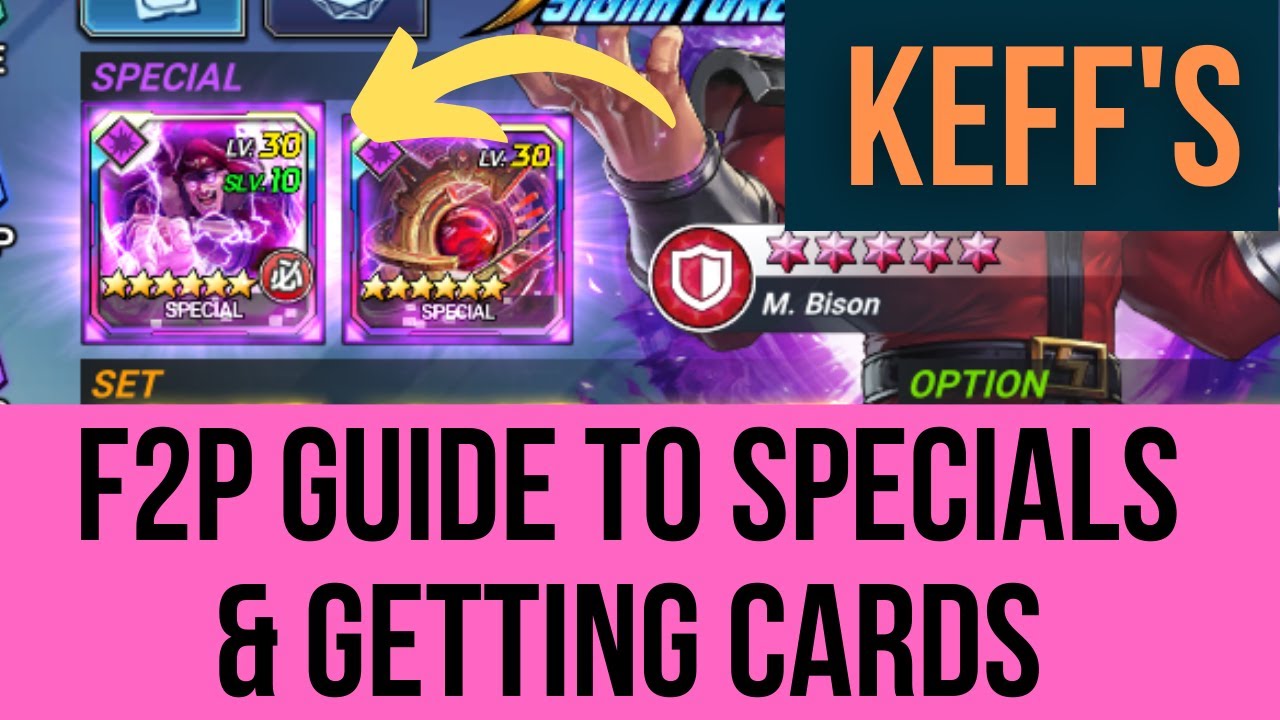[KOFAS] Keff's F2P Guide to Specials & Getting Battle Cards - YouTube