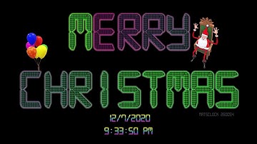 MatsClock 260054- Free Digital Clock for PowerPoint Presentation Slides