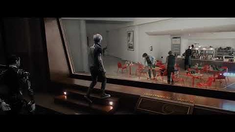 Backwards really fast, fast as we can. The clue to the first key. READY PLAYER ONE