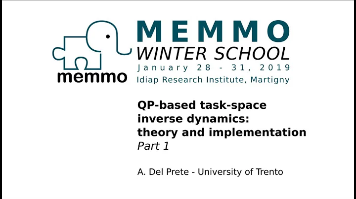 [memmows] QP-based task-space inverse dynamics: theory and implementation. Part 1