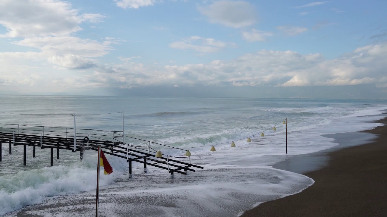 Beach of Iskele Istanbul In Turkey | Free Stock Footage | Royalty Free Videos | 