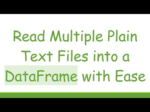 Read Multiple Plain