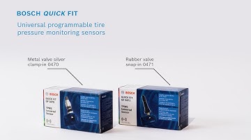 Bosch Universal QUICK FIT TPMS Sensors and TPA 300 Unboxing