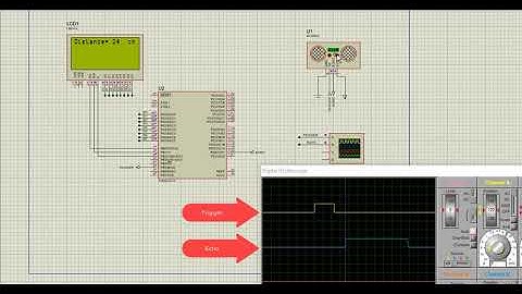 Ultrasonic sensor (HC-SR04) - ATmega16