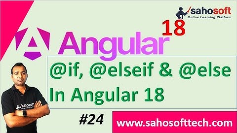 if, elseif and else directive in Angular 18 | Directives in Angular | Angular 18 Tutorials in Hindi