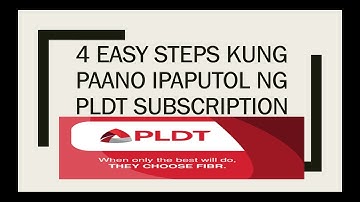 PAANO MAGPAPUTOL NG PLDT SUBSCRIPTION | TAGALOG | 2021