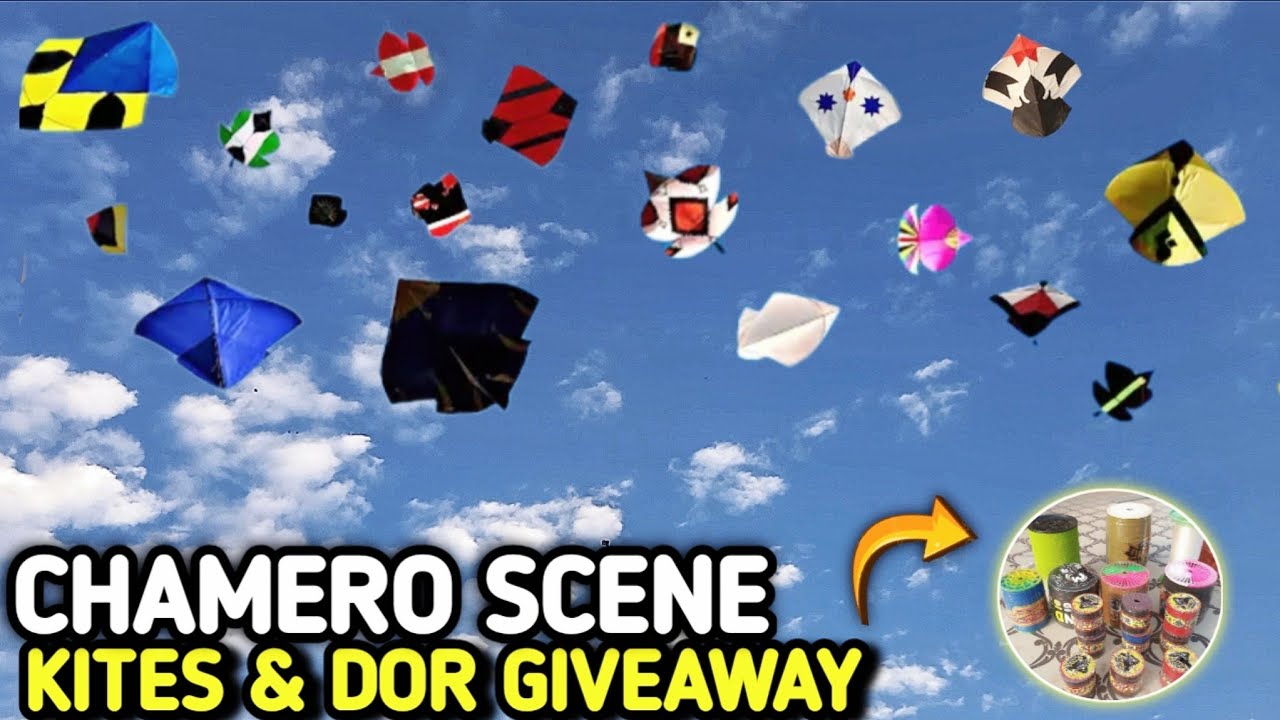 Full Heavy Chamero Scene 🤩 | Kites & Dor Giveaway 🤑 | Rawalpindi Kite Flying ❤️‍🔥