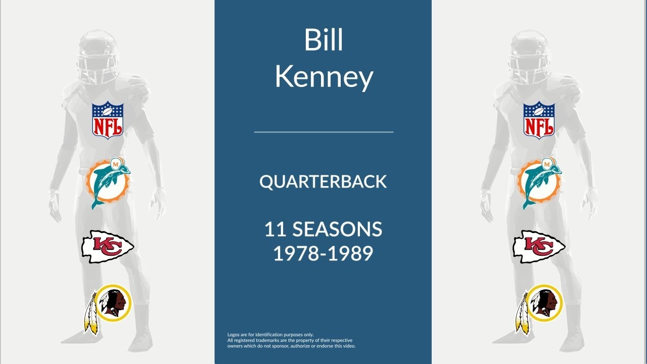 Bill Kenney Football Quarterback YouTube