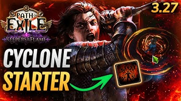 [PoE 3.27] My Starter! Shockwave CYCLONE Slayer - IN DEPTH League Starter Build Guide, Path of Exile