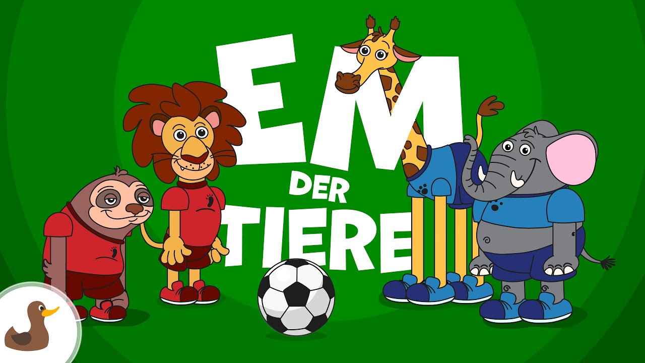 Watch ⚽️🦁 Die EM der Tiere - Fußball-Lied für Kinder | Kalle Klang | Sing Kinderlieder on YouTube Watch ⚽️🦁 Die EM der Tiere - Fußball-Lied für Kinder | Kalle Klang | Sing Kinderlieder on YouTube
