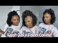 Finger Coils on my Natural Hair | Curl Essence by KeraCare