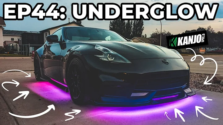 THE PERFECT UNDERGLOW for the 370z | Kanjo Spec.D Underglow Kit Install Guide