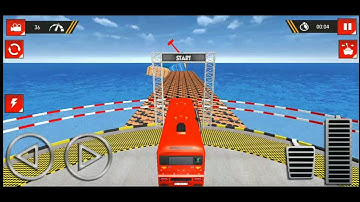 Impossible Bus Stunt Driving 2020 - Mega Ramp Racing Driving Simulator - Android GamePlay #2