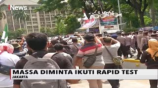 Polisi Bubarkan Massa Aksi 1812 di Patung Kuda, Jakarta - iNews Sore 18/12