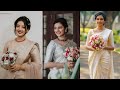 Christian Wedding Sarees | White and Golden Wedding Sarees | Kanchipuram Christian Bridal Sarees