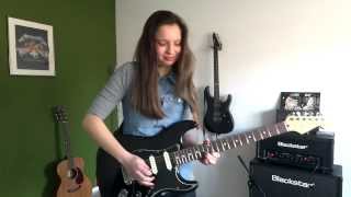 Hysteria - Muse by Cissie on guitar incl solo - HD