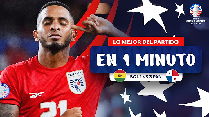 LO MEJOR  DE BOLIVIA 1-3 PANAMÁ EN 1 MINUTO | CONMEBOL COPA AMÉRICA USA 2024™