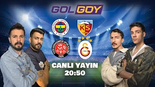 36. HAFTA ŞAMPİYONLUK YOLU !! | Fenerbahçe - Kayserispor , F.Karagümrük - Galatasaray (CANLI YAYIN)