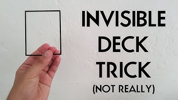 INVISIBLE DECK TRICK (NOT REALLY) PigCake Tutorials