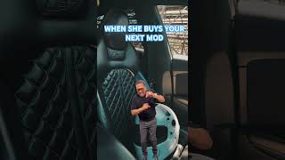When wifey buys your next mod 🫶🏾 #audis7 #audi #carmods #funny #love #audisline