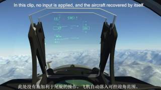 DCS Thunder EFM & FCS demo1: Spin Demonstration