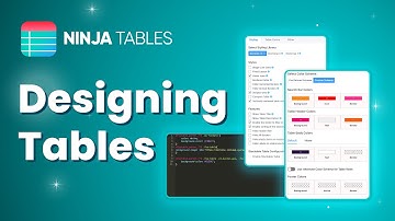 Designing Tables on WordPress 2024 With Ninja Tables