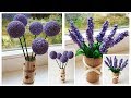 Lavender And Other Flowers Craft. Material From Aliexpress | Делаем Цветы Из Материала С Aliexpress